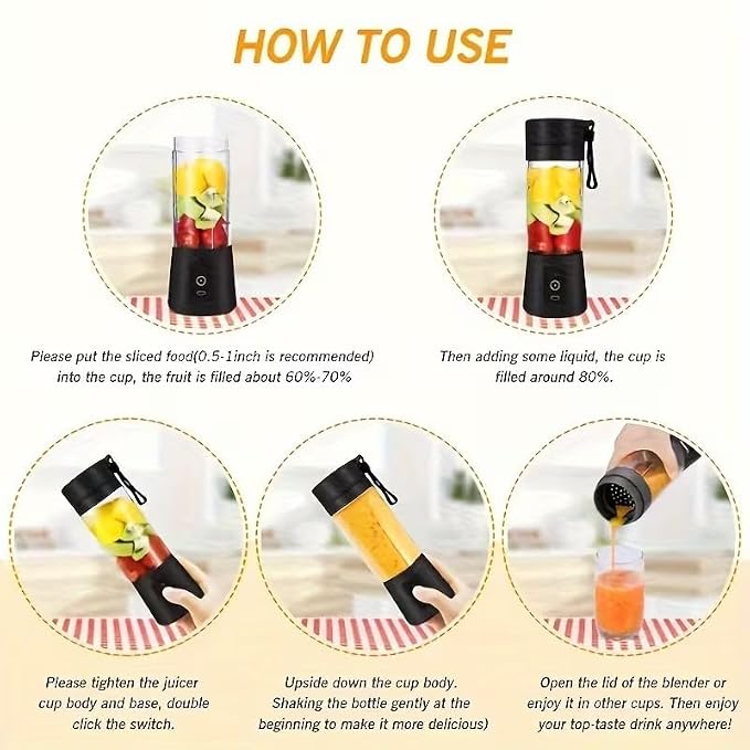 Portable Wireless Blender Bottle
